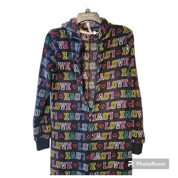 SO Love Hooded Sleep One Piece Juniors Small - Picture 3 of 11